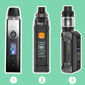 Différence entre cigarette électronique, puff et cigarette classique